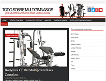 Tablet Screenshot of multigimnasios.es